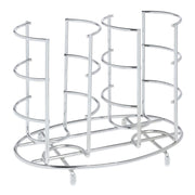 Metal Cup and Lid Organizer by HUBERT – Chrome