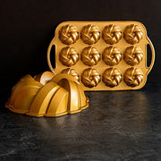 Nordic Ware 3.5 Cup / Gold / 3.5 cups Bundt Pans