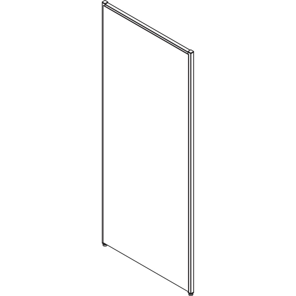 Lorell 1 / 72 by 30-Inch / Grey Fabric