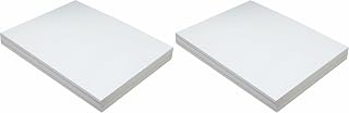 Pacon Tagboard Paper, 9" x 12", White 100 per Pack (Pack of 2)