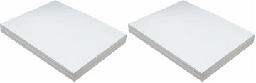 Tagboard Paper by Pacon – 9" x 12" (Pack of 2), Paper, White, Pack of 200, Model 5211