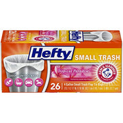 Hefty Clean Burst / 26 Count (Pack of 12) / 4.0 gallons Trash Bags