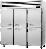 Turbo Air PRO-77-6H Pro Series Three Section Heated Cabinet with Six Half-Height Doors