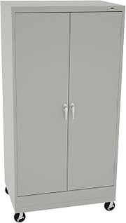 Tennsco CK6624DHLG CK6624DHLG Storage Cabinet: Casters, 36 in x 24 in x 73 in, Swing, Keyed, 4