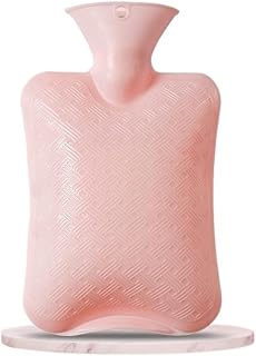 Hot Water Bottle Bag Hotpack for Pain Relief Menstrual Cramp,hot and Cold Compress, Hand Feet Warmer(Light Grey,1000ml)