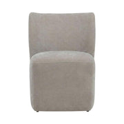 Solid Wood Upholstered Dining Chair with Castors by Starlight Canyon Home – Solid Hardwood,Plywood, Brown
