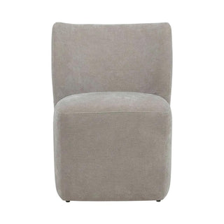 Solid Wood Upholstered Dining Chair with Castors by Starlight Canyon Home – Solid Hardwood,Plywood, Brown