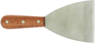 American Metalcraft SSC19 Wide Blade S/S Pan Scraper w/Wooden Handle