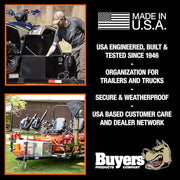 Buyers Products Company Diamond Tread Aluminum / 18.3 x 16.1 x 49.22 / 1 Truck Bed Toolboxes