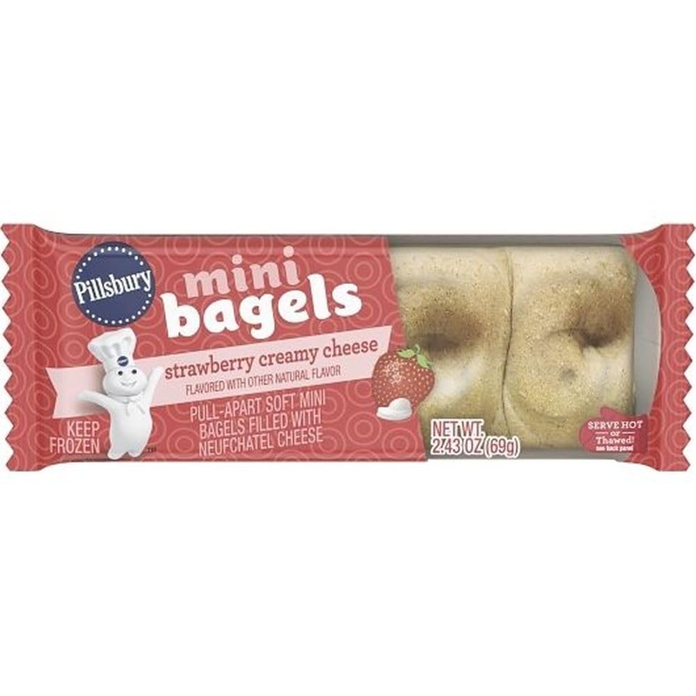 Mini Bagels by Pillsbury – 2.43 Ounce (Pack of 72), Pack of 72, Model 18000-38413