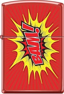 Zippo Pro-Cut ZIP-233CI407179 2024 Comic Bam Punch Red Matte Lighter
