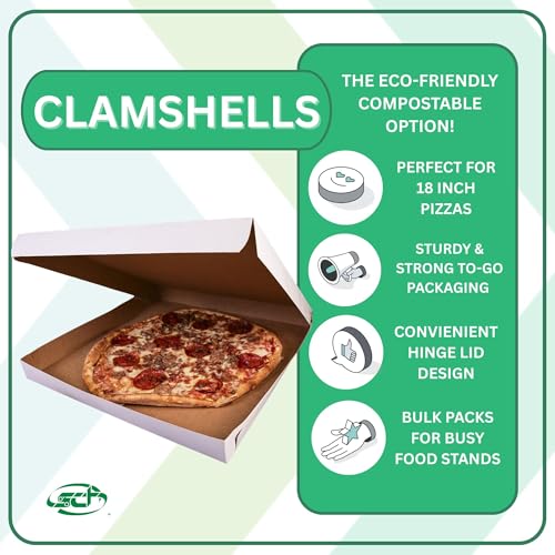 SOUTHERN CHAMPION TRAY 18" Length x 18" Width x 1-7/8" Height / White / 1 Bakery Take Out Containers