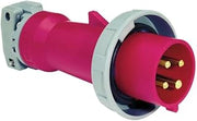 Hubbell HBL430P7W Pin and Sleeve IEC Plug, 3 Pole, 4 Wire, 30 amp, 3 Phase, 480V, Watertight