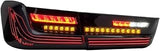 CSL Style LED Rear Tail Light With Daytime Running Light Auto Exterior Lighting System Compatible With 3 Series G20 G80 M3 2019-2023(2600mAh 1pc)