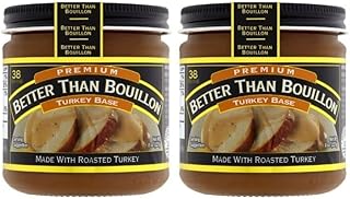 Better Than Bouillon Premium Turkey Base, Made with Roasted Turkey, 38 Servings Per Jar 8 Ounce (Pack of 2)
