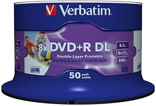 Verbatim 43703 50 DVD+R 8X Double Layer Printable