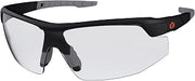 Ergodyne Skullerz SKOLL Safety Glasses-Black Frame, Clear Lens
