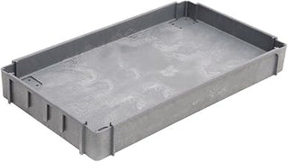 HUBERT Grey Plastic Large Cart Middle Shelf - 38" L x 26" W x 3" D