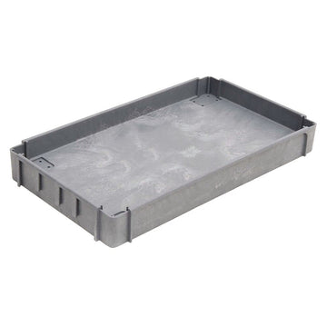 Grey Plastic Large Cart Middle Shelf - 38" L x 26" W x 3" D by HUBERT – Large, Plastic, Grey, Model 05902M0000N0111