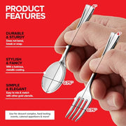 Stock Your Home Silver / Mini / Modern Spoons
