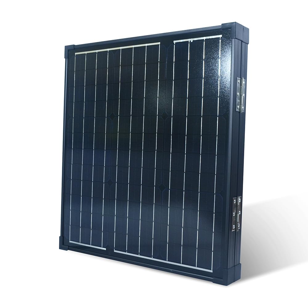 Briefcase Monocrystalline Solar Panel - 80 Watts by Nature Power – Monocrystalline Silicon, Model 55704
