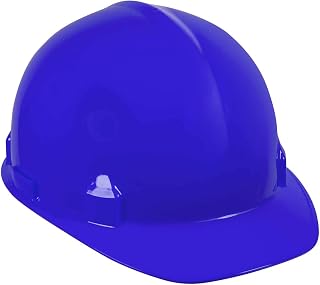 Jackson Safety 14838 Slotted Dielectric Hard Hat with Suspension, Capacity, Volume, HDPE, Standard, Blue