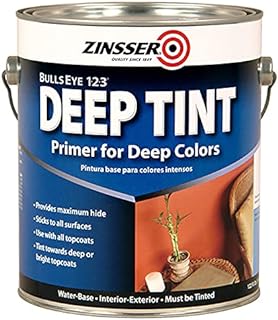 Zinsser 4-Pack of 1 gal 02031 Tint Base Bulls Eye 1-2-3 Water-Based Stain Blocking Primer/Sealer