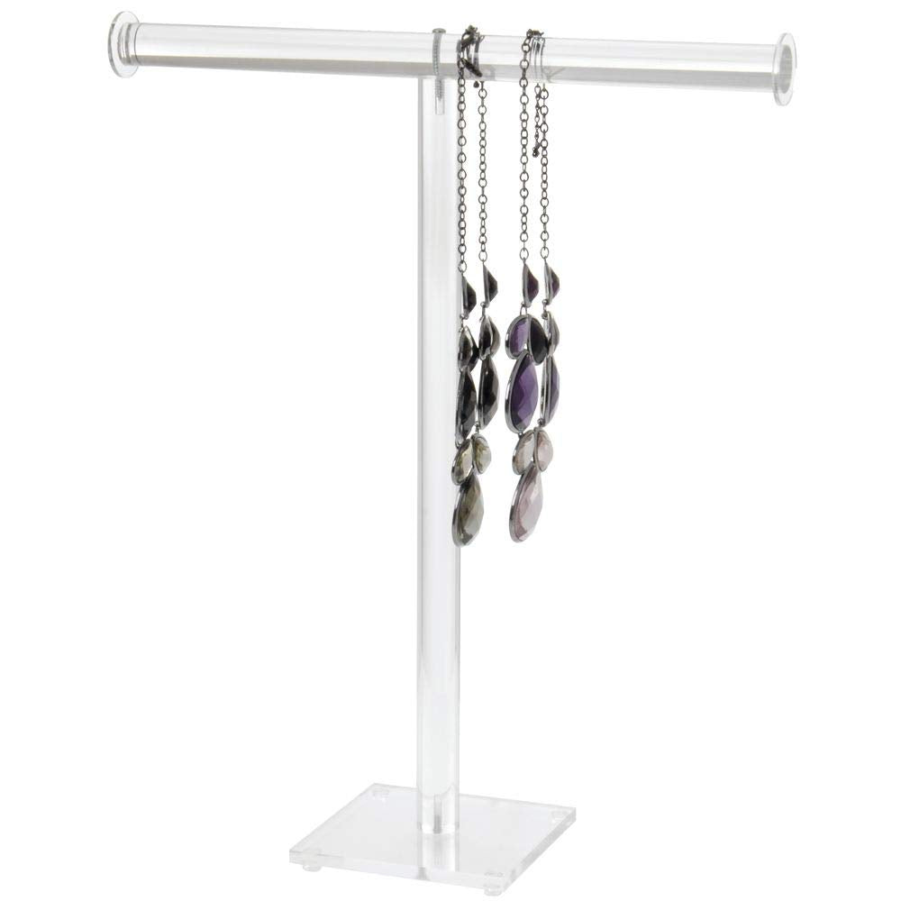 T Bar Acrylic Necklace Stands by Retail Resource – Clear, Model 1326