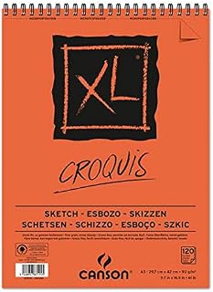 Canson XL : Croquis : Spiral Pad : 90gsm : 120 Sheets : A3
