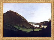 Art Oyster The Elder Karoly Marko Visegrad - 18" x 27" Premium Canvas Print with Antique Gold Finish Frame