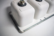 BK Resource W/out Faucet / 10 x 14 x 10 inches / Silver Single Bowl