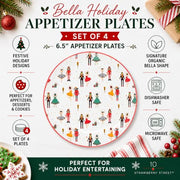 10 Strawberry Street Sugar Plum Dreams / 6" / 1 Appetizer Plates