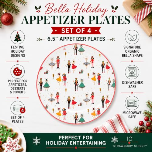 10 Strawberry Street Sugar Plum Dreams / 6" / 1 Appetizer Plates