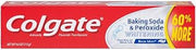 Colgate Baking Soda and Peroxide Whitening Toothpaste, Brisk Mint, 4 oz