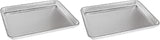 Fat Daddio's SP-QTR Natural Aluminum Quarter Sheet Pan (Pack of 2)