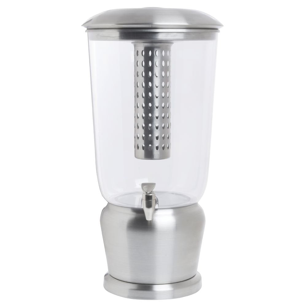 HUBERT 5 Gallon / Clear / Modern Iced Beverage Dispensers