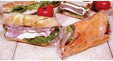 Fantapak Lip and Tape Polypropylene Bakery Bag Clear, 10" Length x 8" Depth | 1000/Case