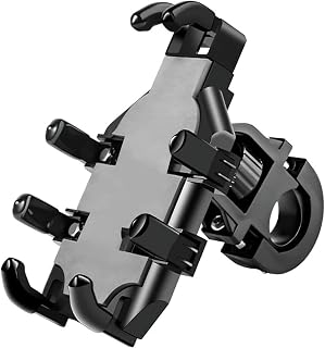 Motorcycle Phone Mount for Kawasaki Vulcan 900 Custom | Upgraded 8-Point Anti-Shock Phone Holder For Safe Riding With Unblocked Camera