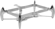 HUBERT Induction Chafer Stand Full Size Stainless Steel Contemporary - 21 1/4"L x 16"W x 6 1/2"H