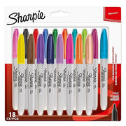 Sharpie Standard colours assortment / 1 Count (Pack of 18) / Permanent Marker Permanent Markers