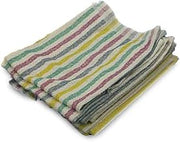 Cotton Terry Cloth Towel, 15 x 26", Multi-Stripe