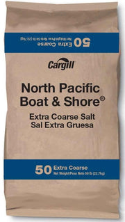 North Pacific Boat and Shore Extra Coarse Salt by Cargill – 50 pounds