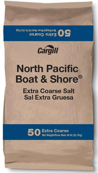 North Pacific Boat and Shore Extra Coarse Salt by Cargill – 50 pounds
