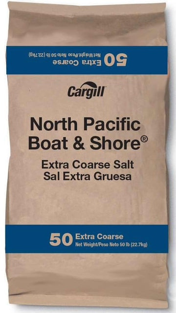 North Pacific Boat and Shore Extra Coarse Salt by Cargill – 50 pounds