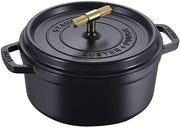 STAUB Cocotte Buster + Punch 24 cm Black