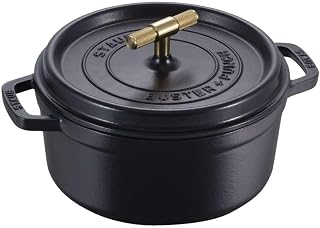 STAUB Cocotte Buster + Punch 24 cm Black