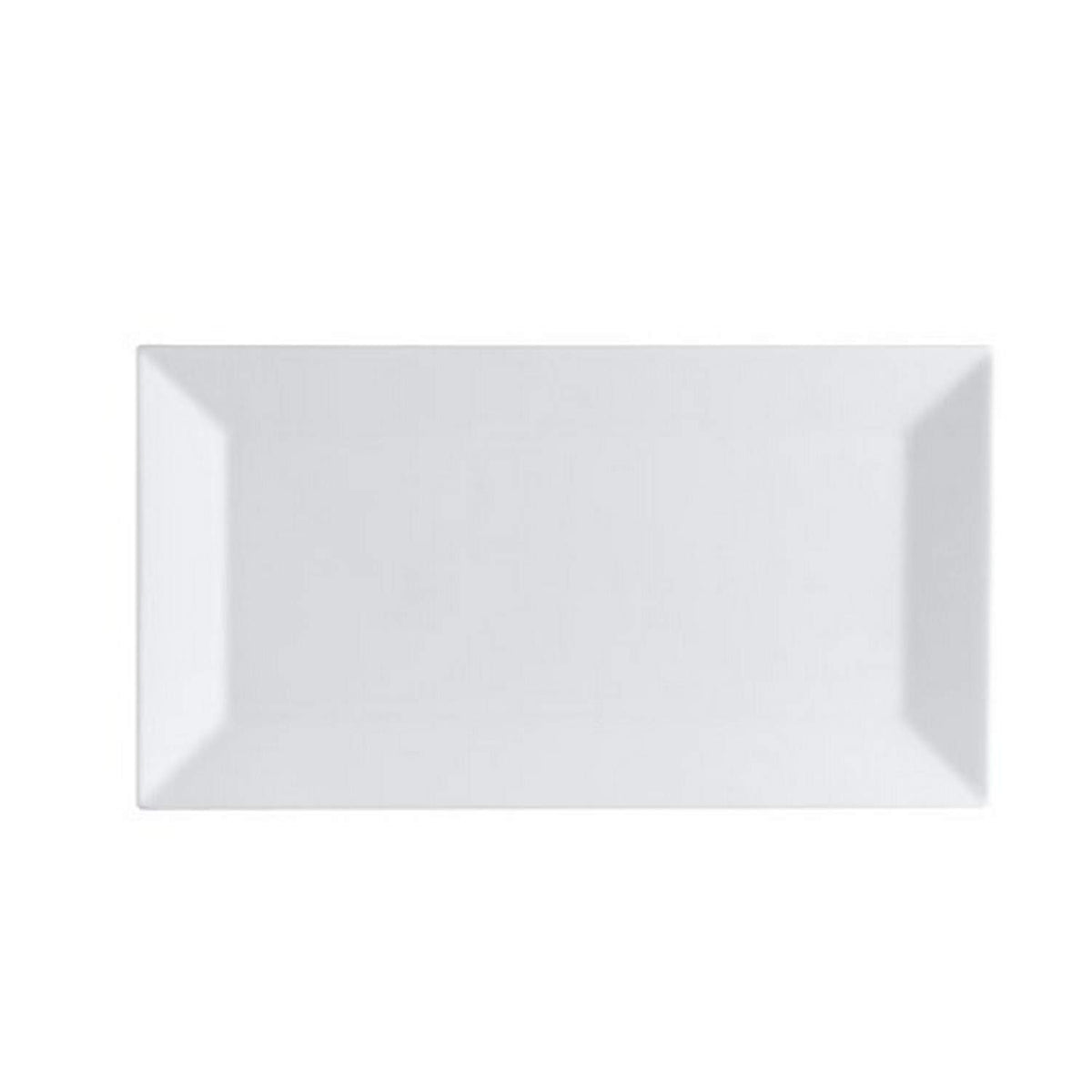 CAC China 11-1/4" by 6" by 1/2" / Bone White / Modern Platters