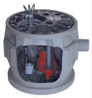 1/2 hp Pre-Assembled Simplex Sewage System with NightEye Technology by Liberty Pumps – 1, Color, Model P382LE51/A2-EYE