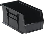 Quantum Storage Systems Ultra QUS230BK Solid Part Organizer Black Bins 11" L x 6" W x 5" H 12 Pack