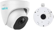 REOLINK 4K Ultra HD PoE Outdoor Security Camera with Human/Vehicle Detection, Work with Smart Home, Weatherproof, Time Lapse, Up to 256GB Micro SD Storage, RLC-820A Bundle with D20 Junction Box